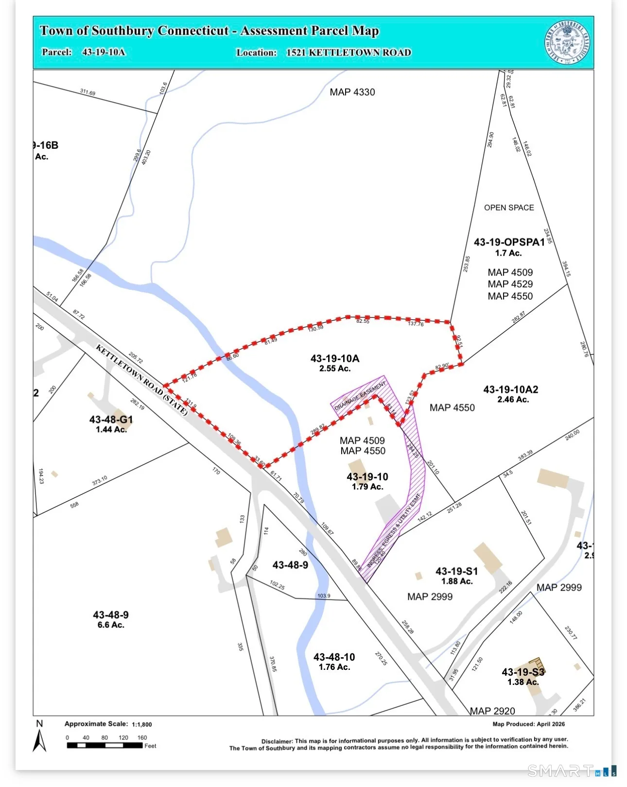 1521 Kettletown Road, Southbury, CT